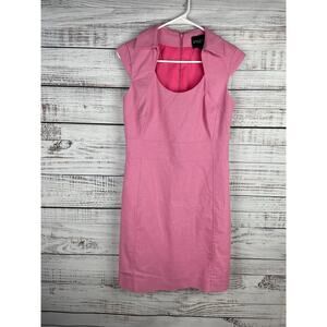 Pink Sleeveless Sheath Dress